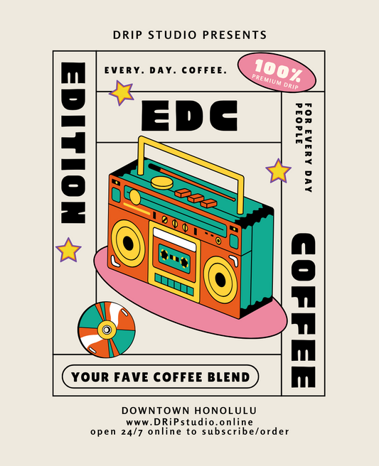 EDC edition DRiP Studio exclusive blends