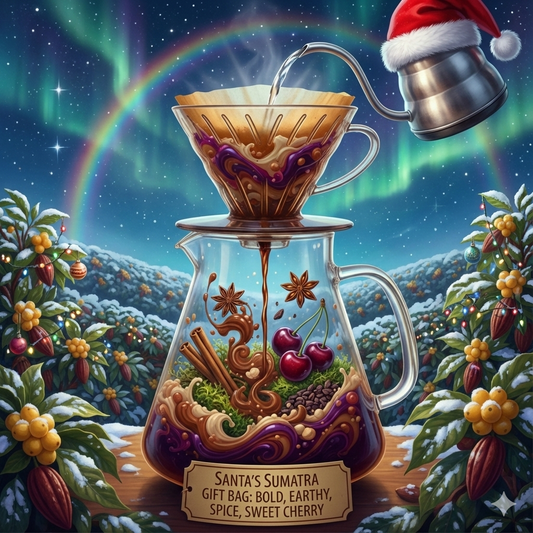 Santa's Sumatra, gifting size coffee bag