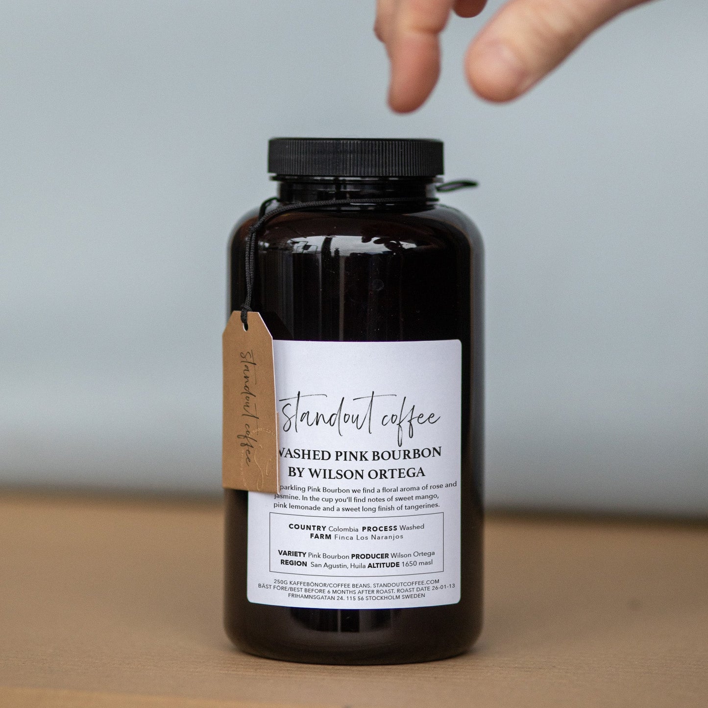 Wilson Ortega Washed Pink Bourbon, Huila Colombia - Standout Coffee